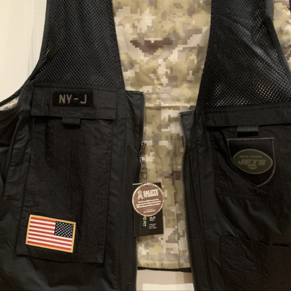 Nike NFL NY Jets Salute To Service Utility Vest Size XL NWT